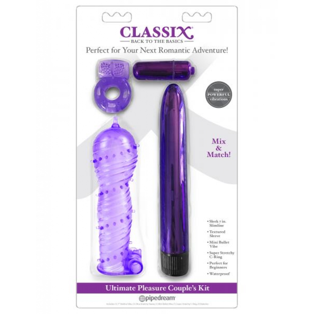 Classix Ultimate Pleasure Couples Kit Purple