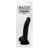 Basix 9 inches Suction Cup Dong Thicky Black