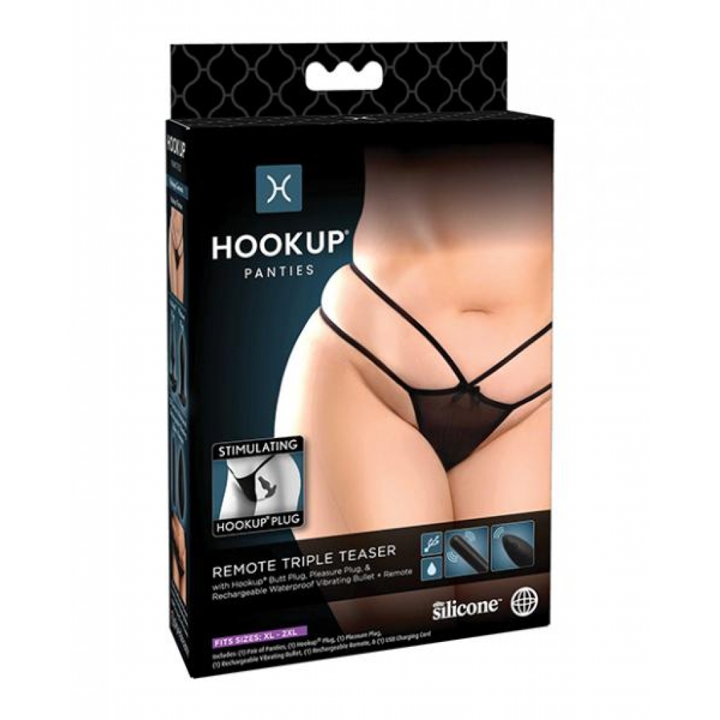 Hookup Panties Triple Teaser Xl-xxl