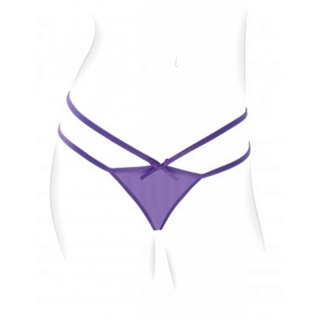Fantasy For Her Petite Panty Thrill-Her O/S Purple