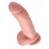 King Penis 9 Inches Penis Balls Beige