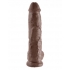 10 Inches Penis Balls - Brown