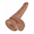 King Penis 6 inches Penis with Balls Tan Dildo
