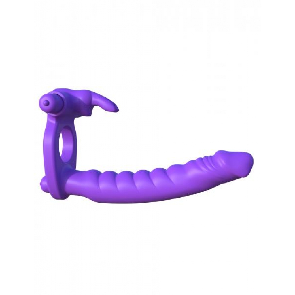Fantasy C-Ringz Double Penetrator Rabbit Purple