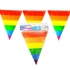 Gaysentials Rainbow Striped Pennants Decoration 12 Feet