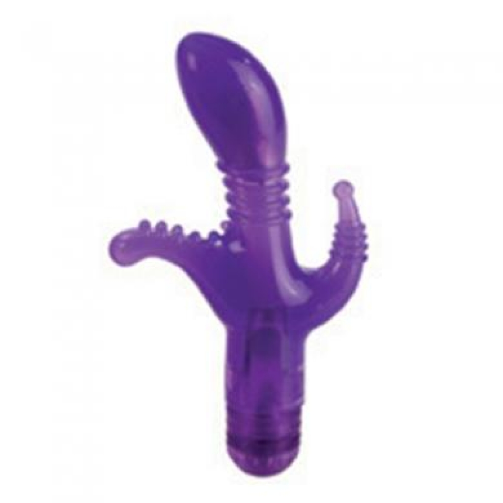 Triple Tease Purple Vibrator