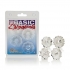 Basic Essentials 4 Pack Clear Rings