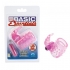 Basic Essentials Stretchy Bunny Enhancer Vibrating Pink