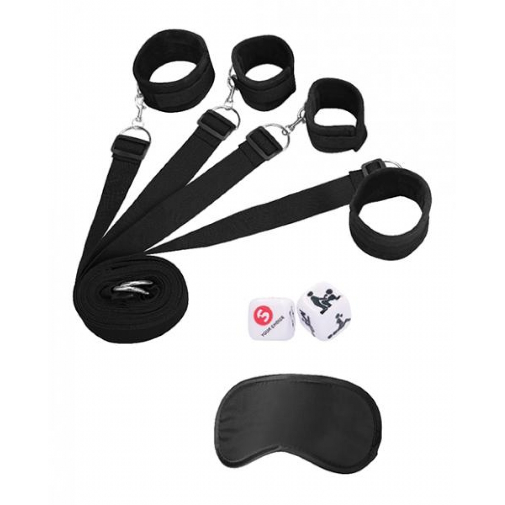 Ouch Under The Bed Bindings Restraint Kit Black