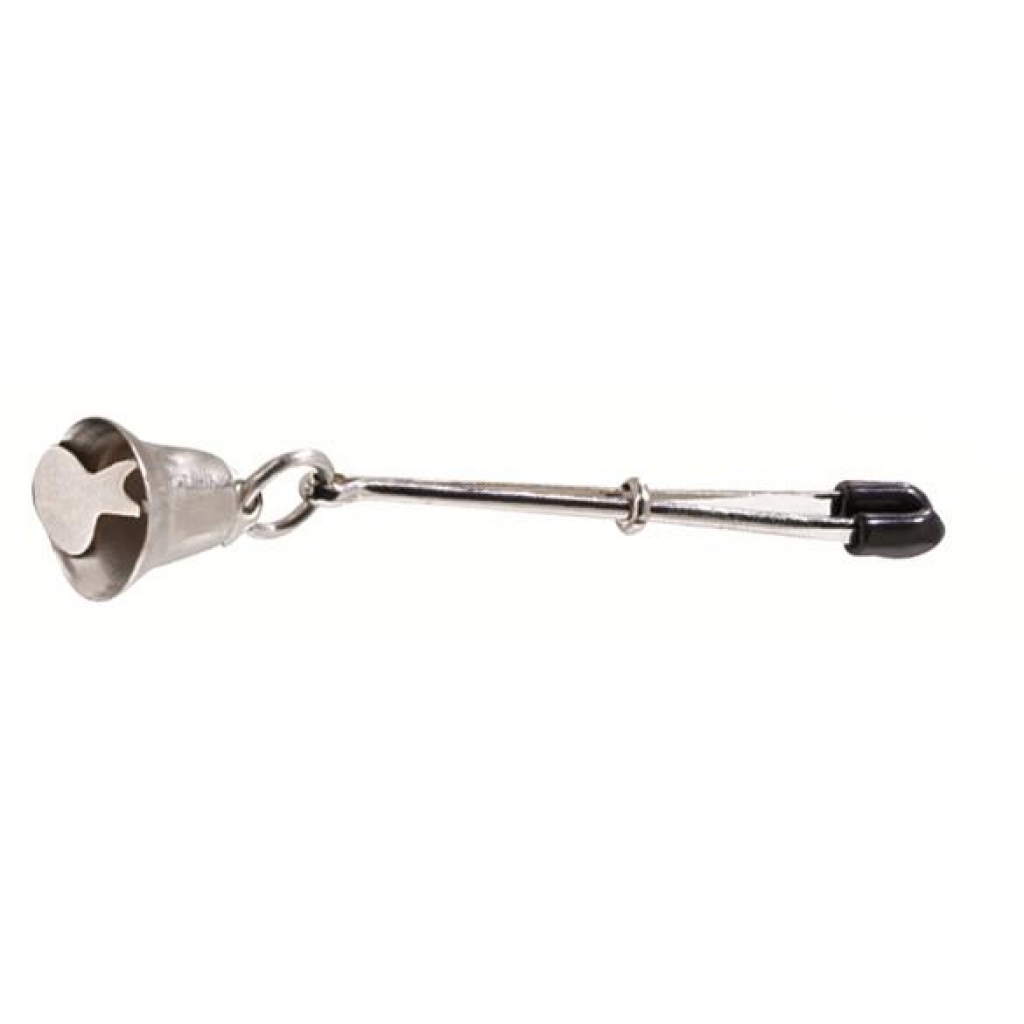 Bell Clit Clamp With Tweezer Tip - Silver
