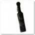 Fur Lined Leather Paddle Black