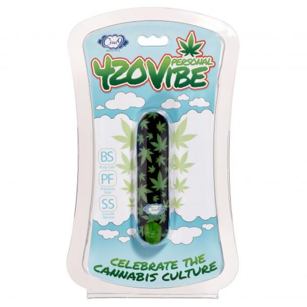 420 Stubby Vibe Black/cannabis Leaf