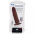 Cloud 9 Dual Density Real Touch 7 inches Dong without Balls Brown