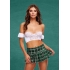 Teacher's Pet Schoolgirl Bustier & Skirt Set M/l