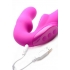 Evoke Super Charged Pink Vibrating Strapless Silicone Dildo