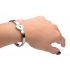 Cuffed Locking Bracelet, Key Necklace Tungsten Steel