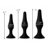 Master Series Triple Spire Tapered Silicone Anal Trainer 3pc Set