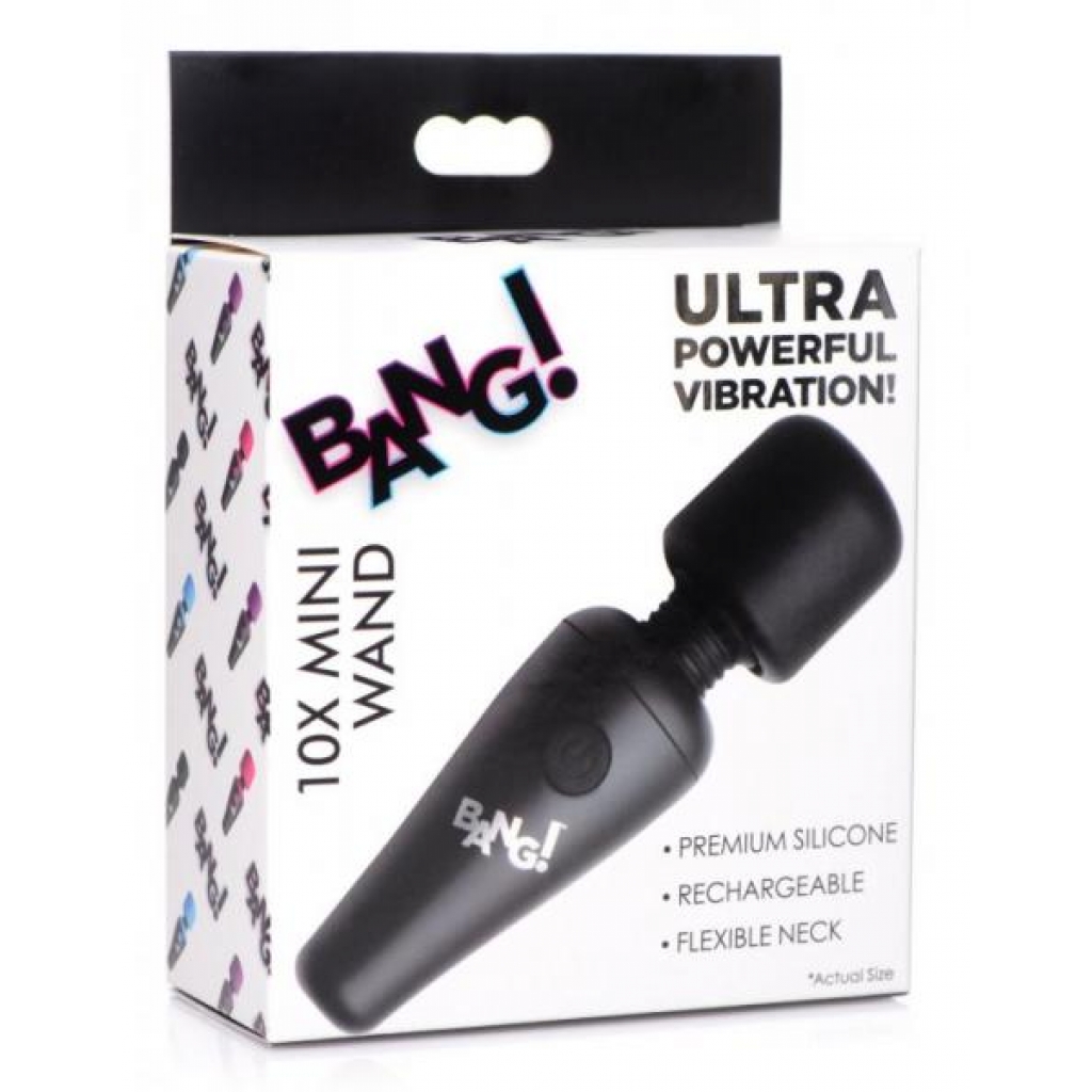 Bang! 10x Vibrating Mini Wand Black