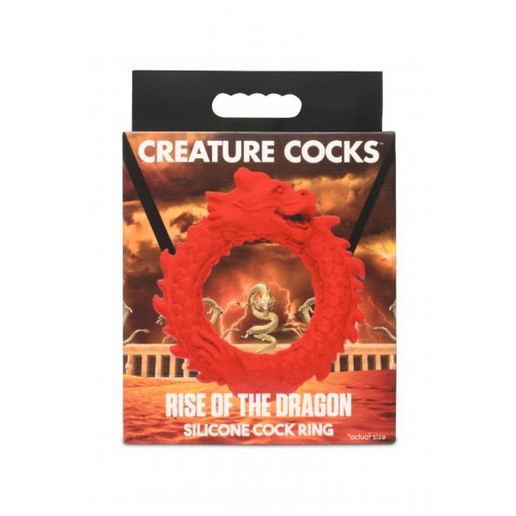 Creature Peniss Rise Of The Dragon Silicone Penis Ring